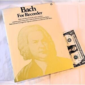 Bach for Recorder (arranged for Soprano & Tenor Recorders) by Cliff Tobey